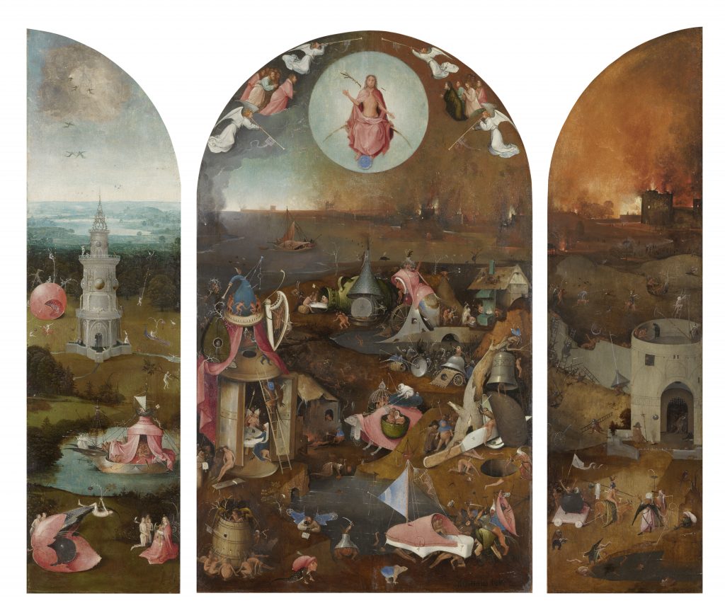 Jeroen Bosch: 'Het laatste oordeel' uit het Groeningemuseum in Brugge. 