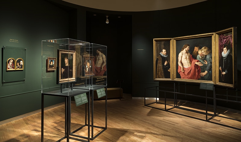 De oudere meesters op de tentoonstelling (foto Mauritshuis)