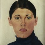 zelfportret, 1929, olie op doek, 25 x 20 cm