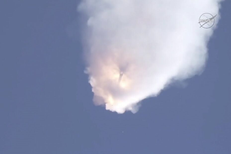 De ontploffende raket van Elon Musk