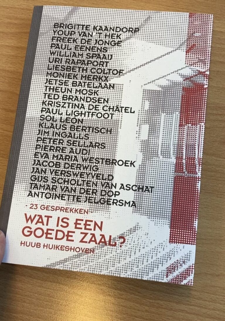 The future of theatre is flexible. In conversation with Huub Huikeshoven and Arjen Berendse on ´What is a good theatre?'