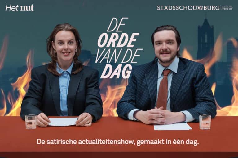 DE ORDE VAN DE DAG: Satirische actualiteitenshow maandelijks in Stadsschouwburg Utrecht