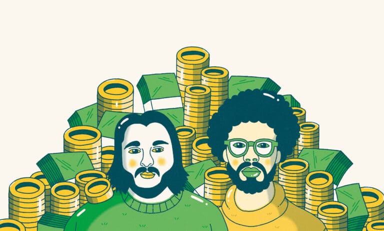 Le NUT examine le capitalisme, l'argent et les idéaux à Oerol 2025.