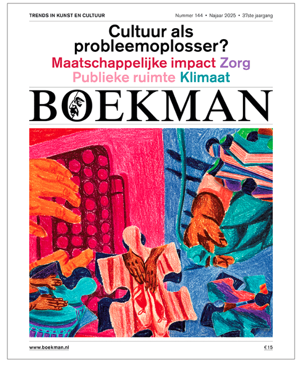 BOEKMAN 144: CULTUUR ALS PROBLEEMOPLOSSER? Wederkerigheid is het sleutelwoord